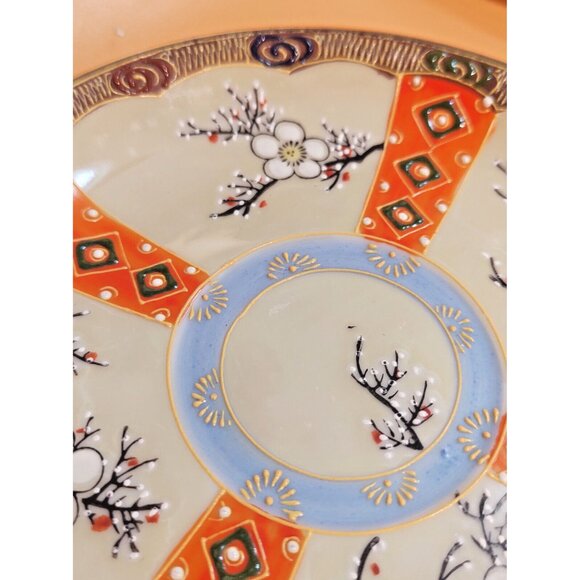 Antique Egg Shell Porcelain Hand Painted Lusterware Cup & Saucer Set RS Japan - Picture 5 of 16